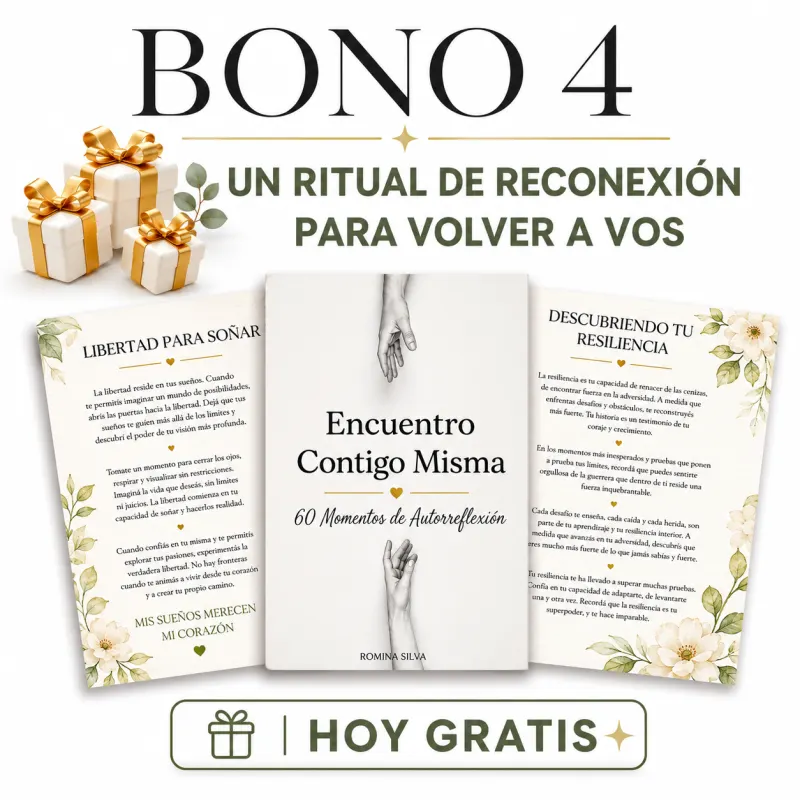 Bono 4: Un ritual de reconexión para volver a vos