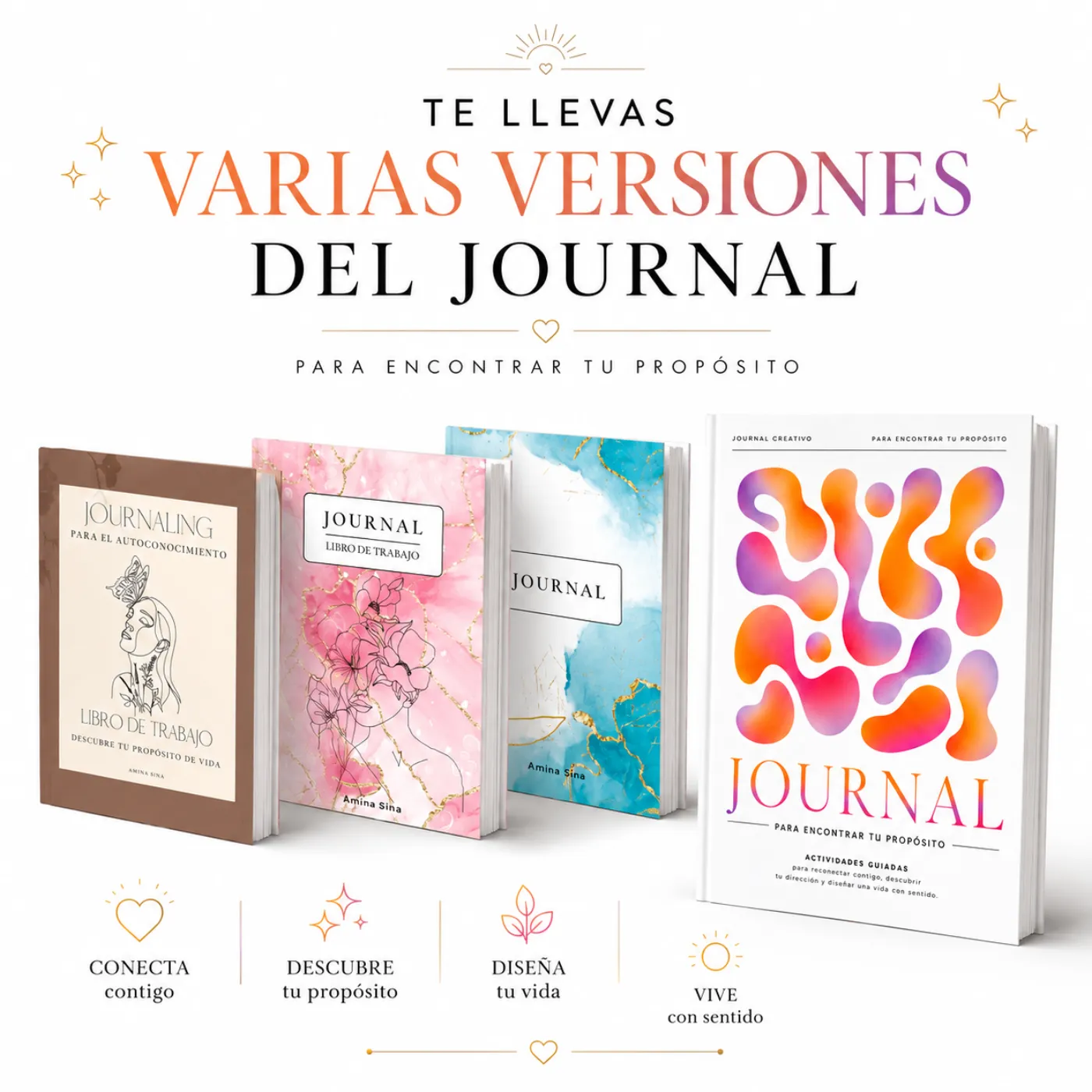 Te llevás varias versiones del journal para encontrar tu propósito